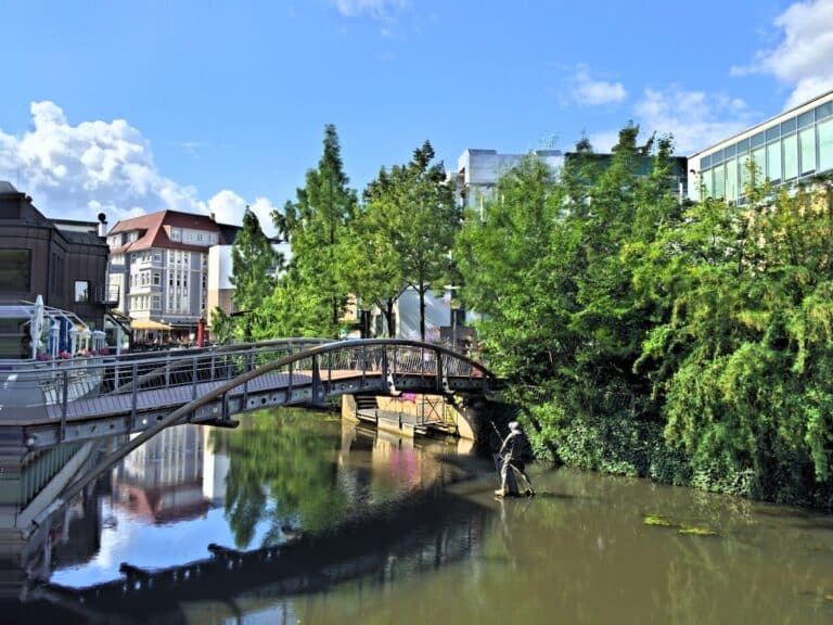 Brücke über die Hase in Innenstadt