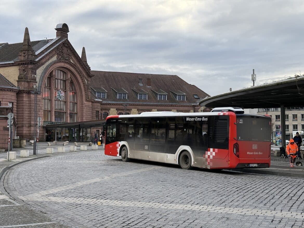 Bus am Hauptbahnhof Osnabrück