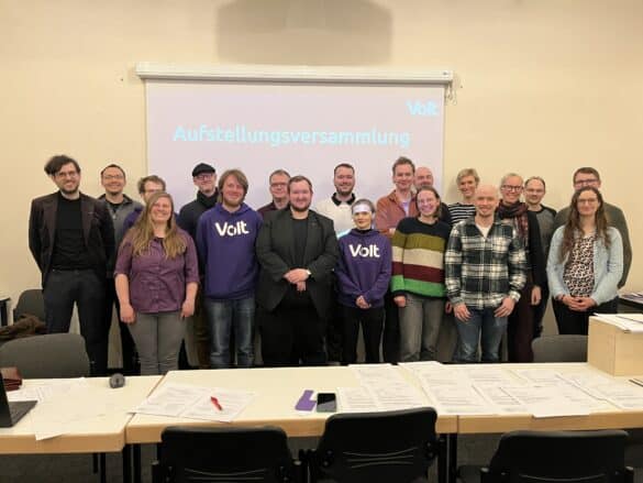 Aufstellungsversammlung von Volt Osnabrück für die Kommunalwahl