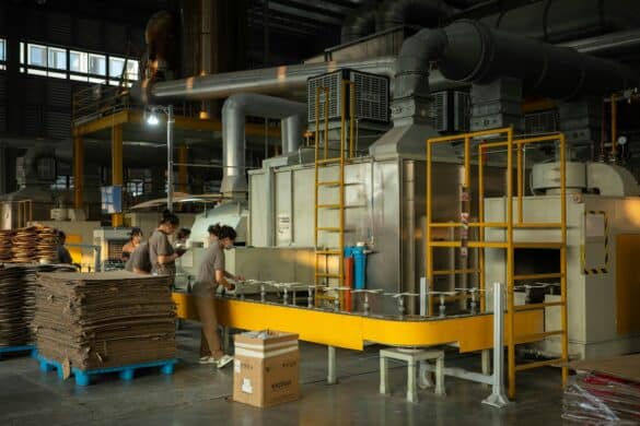 Maschine in einer Fabrik