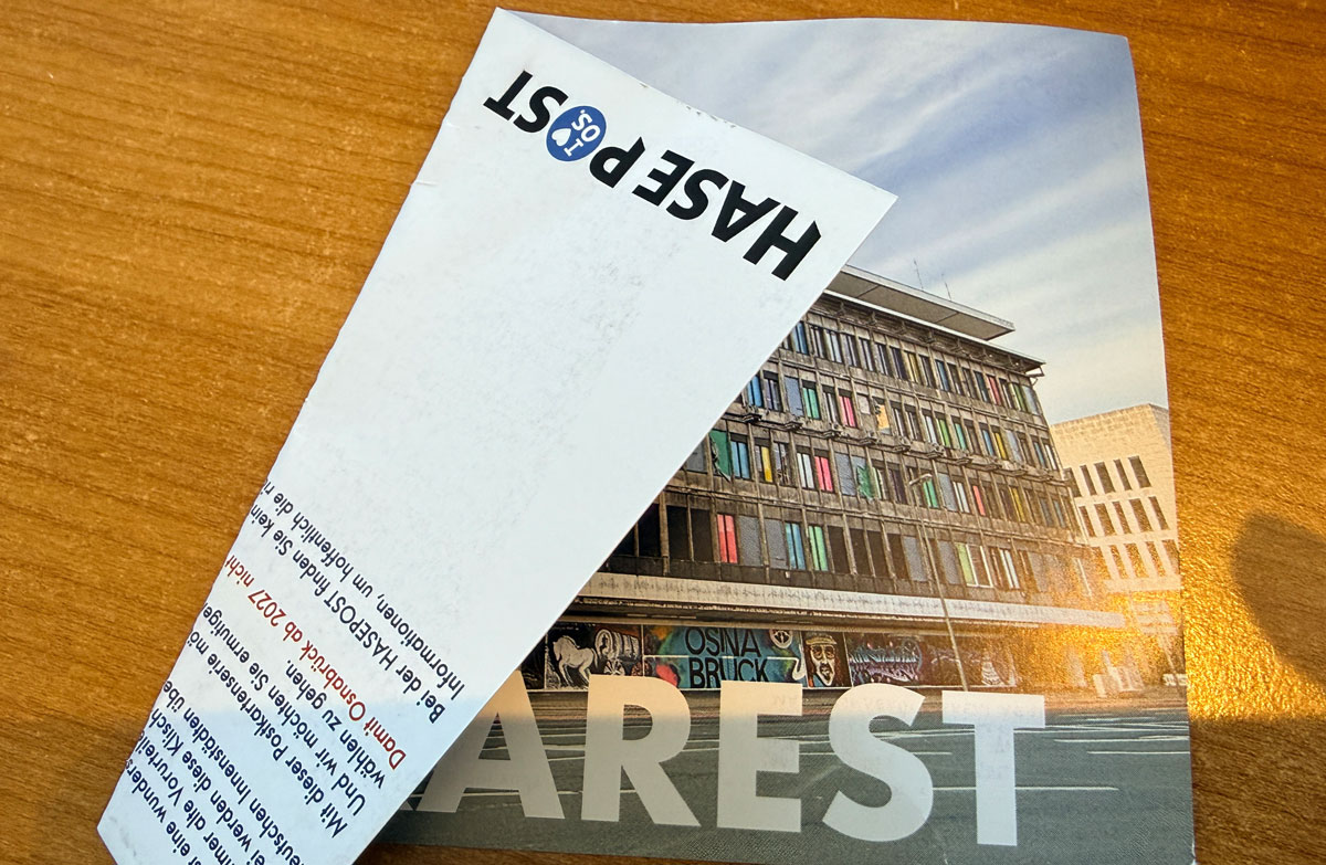 Diese Kartenaktion wurde gestoppt, weil es ein offenes Geheimnis im politischen Osnabrück war, dass sich irgendetwas beim Kaufhof-Gebäude tut …