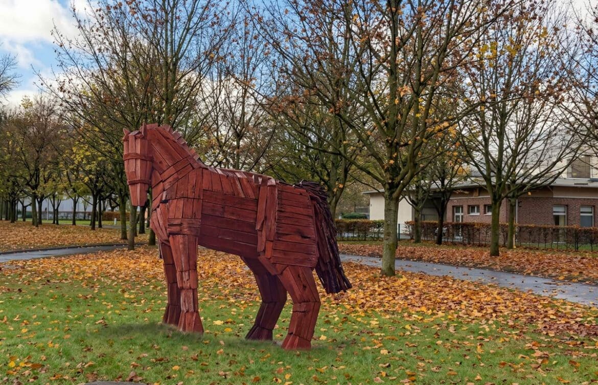 Entwurf für ein Trojanisches Pferd im Çanakkale-Park Osnabrück