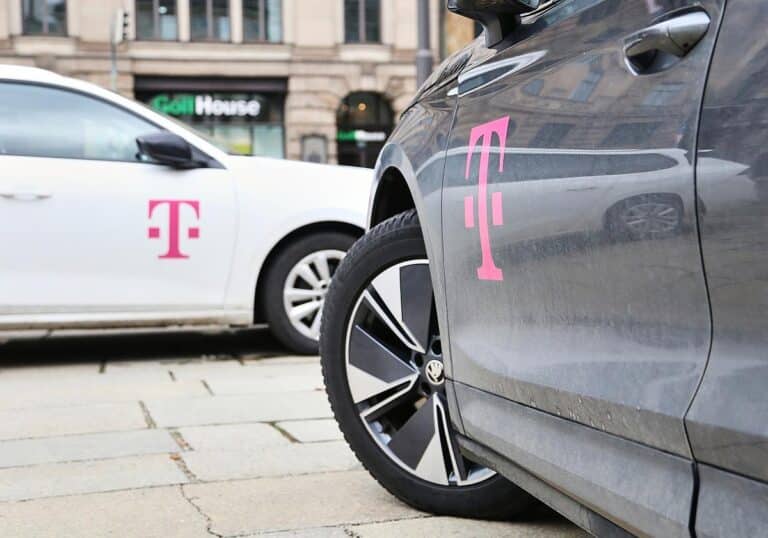 Telekom-Fahrzeuge (Archiv)