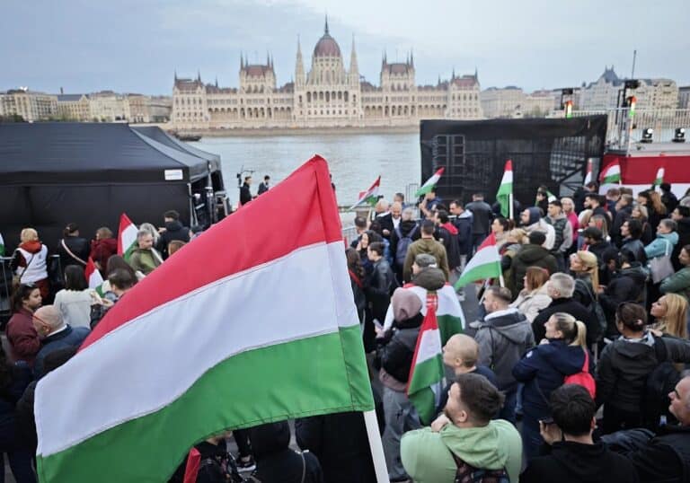 Tisza-Wahlparty am