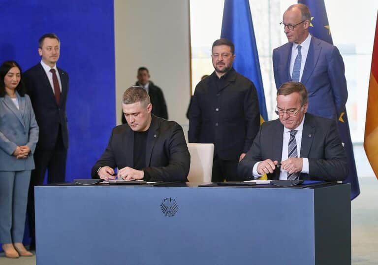 Unterzeichnung von