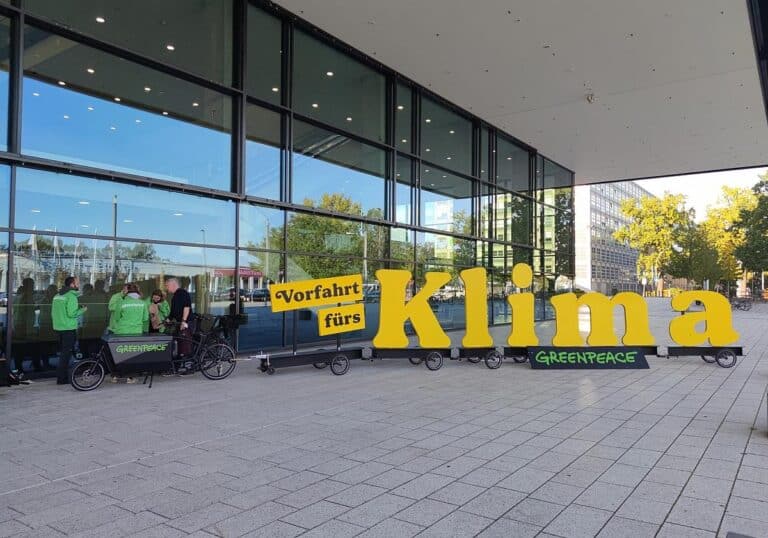 Greenpeace-Protest für
