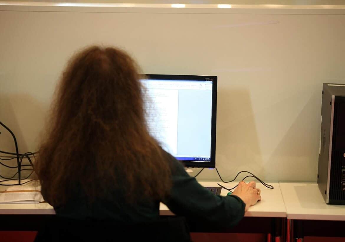 Computer-Nutzerin (Archiv)