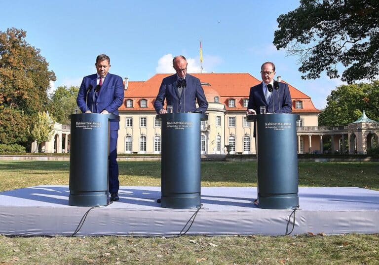 Klingbeil, Merz,