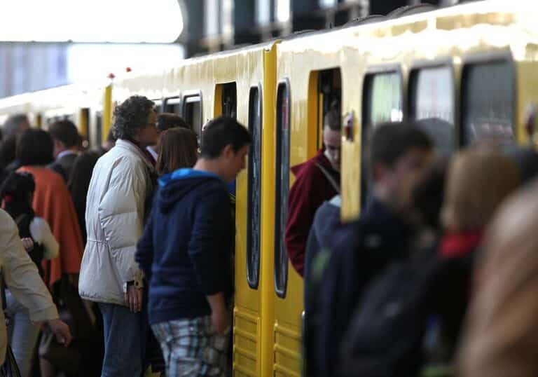 Fahrgäste am