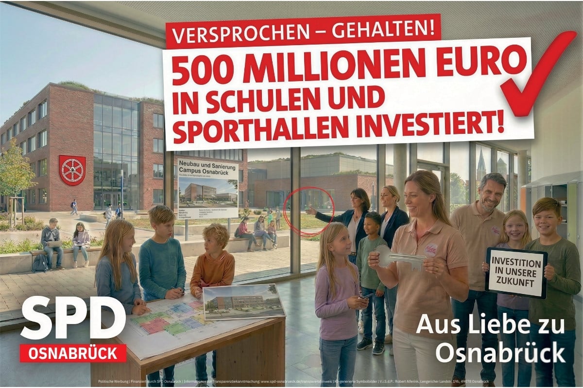 Plakat der SPD Osnabrück
