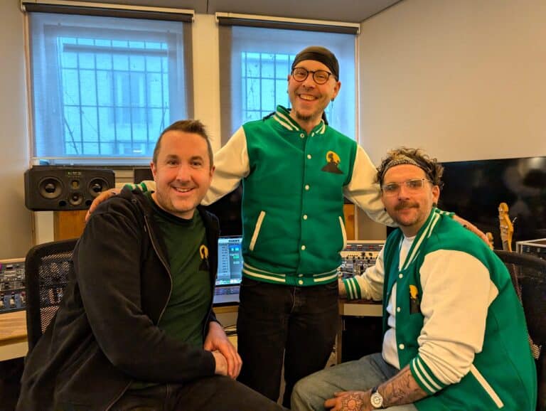 Von links: Komponist Michael Potthast mit den Autoren Sebastian Andreas Ciminski-Knille und Marco Knille. / Foto: Potthast in Osnabrück (Gesamtstadt)
