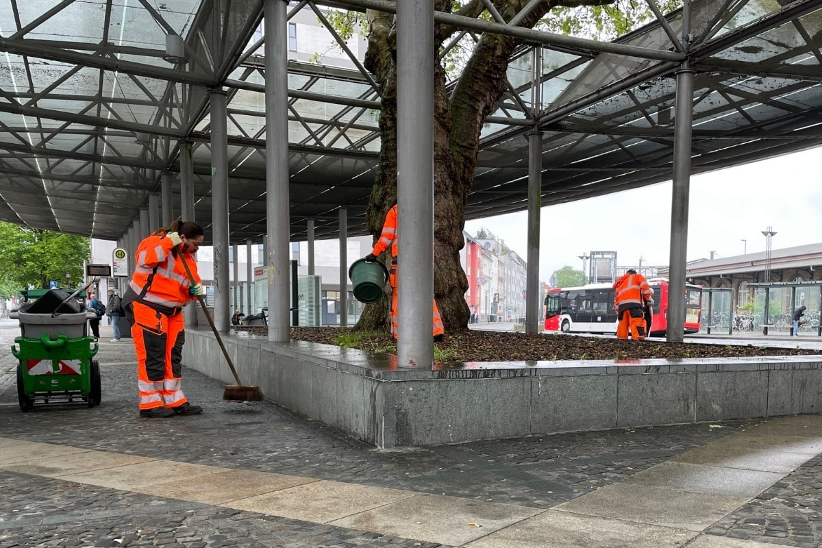 Bahnhofsputztag in Osnabrück