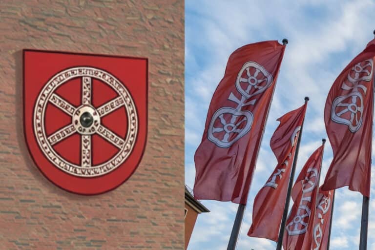 Links das mögliche Osnabrücker Rad (KI-generiert) auf dem SPD-Plakat, rechts das Pendant dazu aus Mainz. / Fotos: SPD (li.), kickstand/Getty Images/Canva (re.) in Osnabrück (Gesamtstadt)