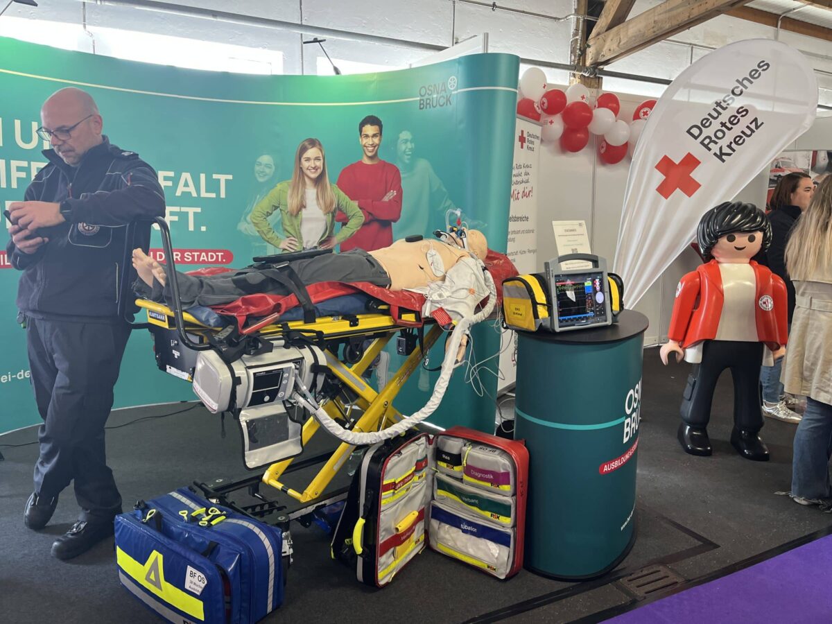 Messestand des Deutschen Roten Kreuz/Foto. Mailin Goldkamp