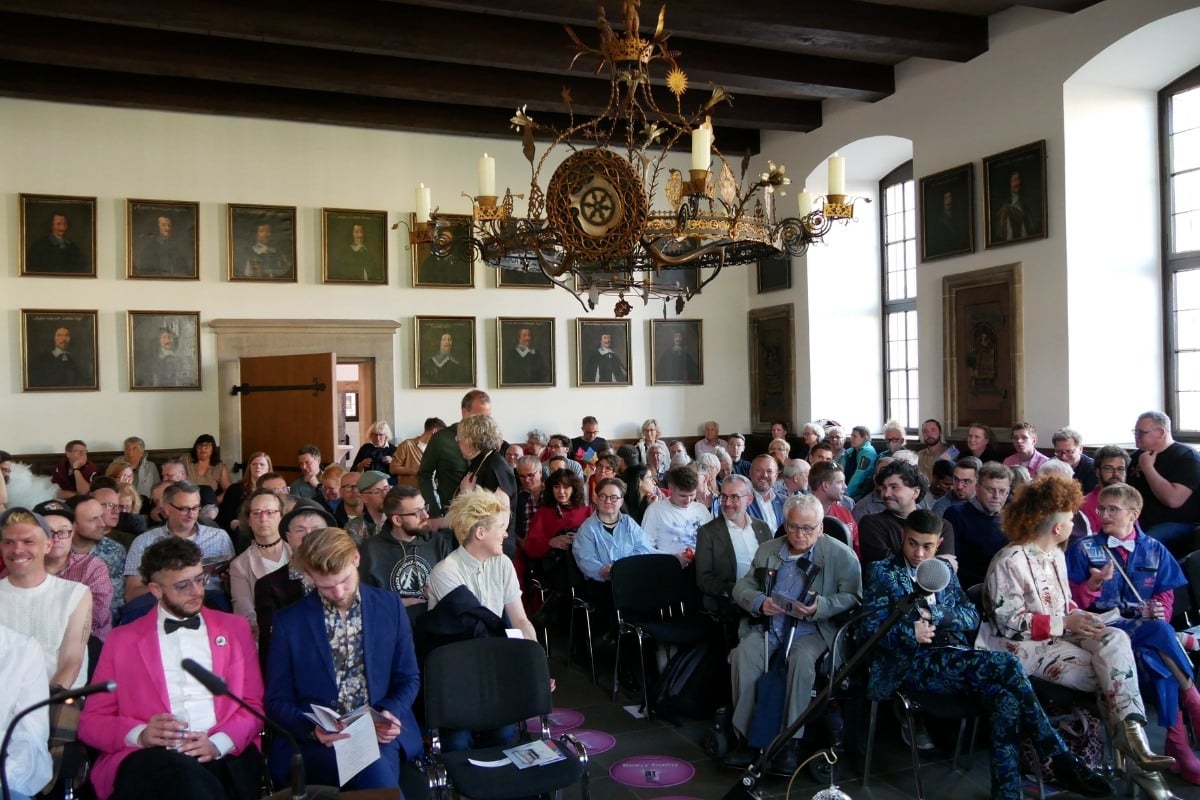 Der Friedensaal war gut gefüllt. / Foto: Dominik Lapp
