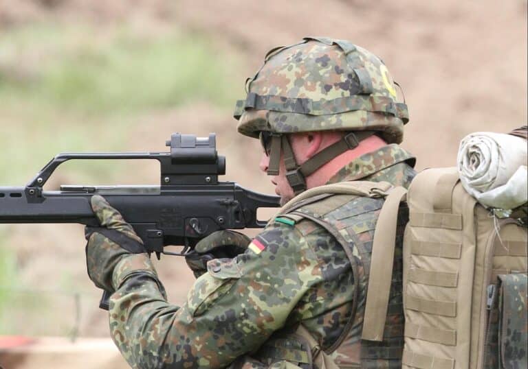 Bundeswehr-Soldat mit