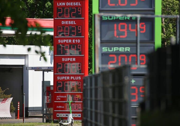 Tankstelle am
