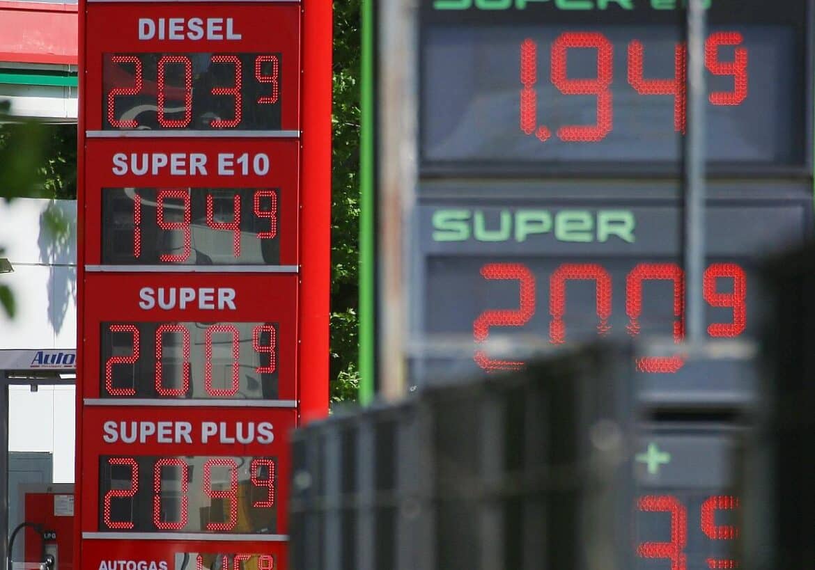 Tankstelle am