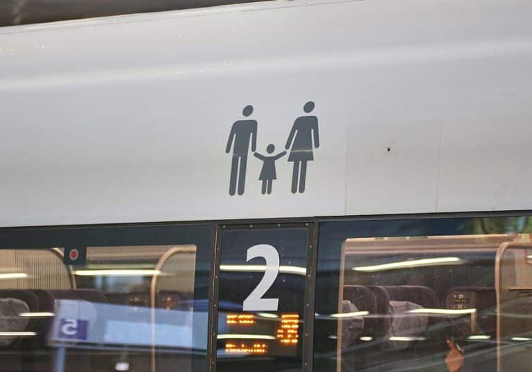 Familienabteil bei