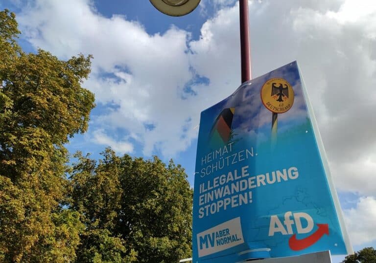 AfD-Plakat zur