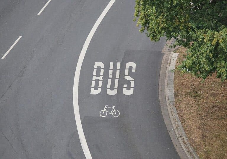 Fahrspur für