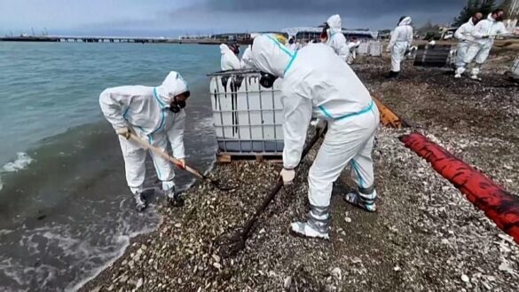 Ukrainische Drohnenangriffe auf russische Raffinerie in Tuapse