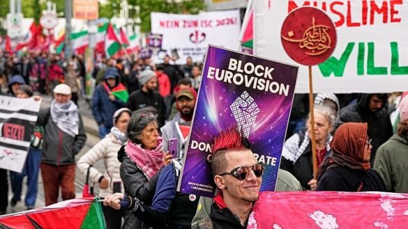 Proteste und Spannungen beim ESC-Finale in Wien