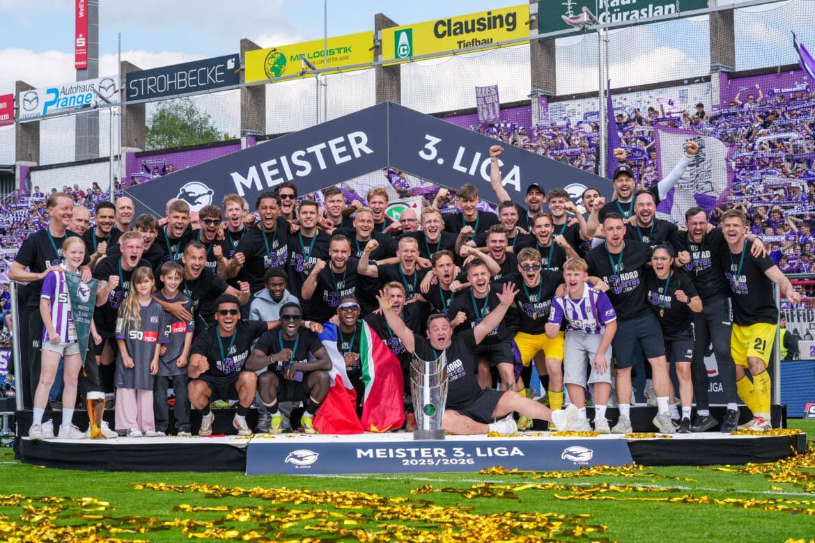 Der VfL Osnabrück ist Drittliga-Meister 2025/26.