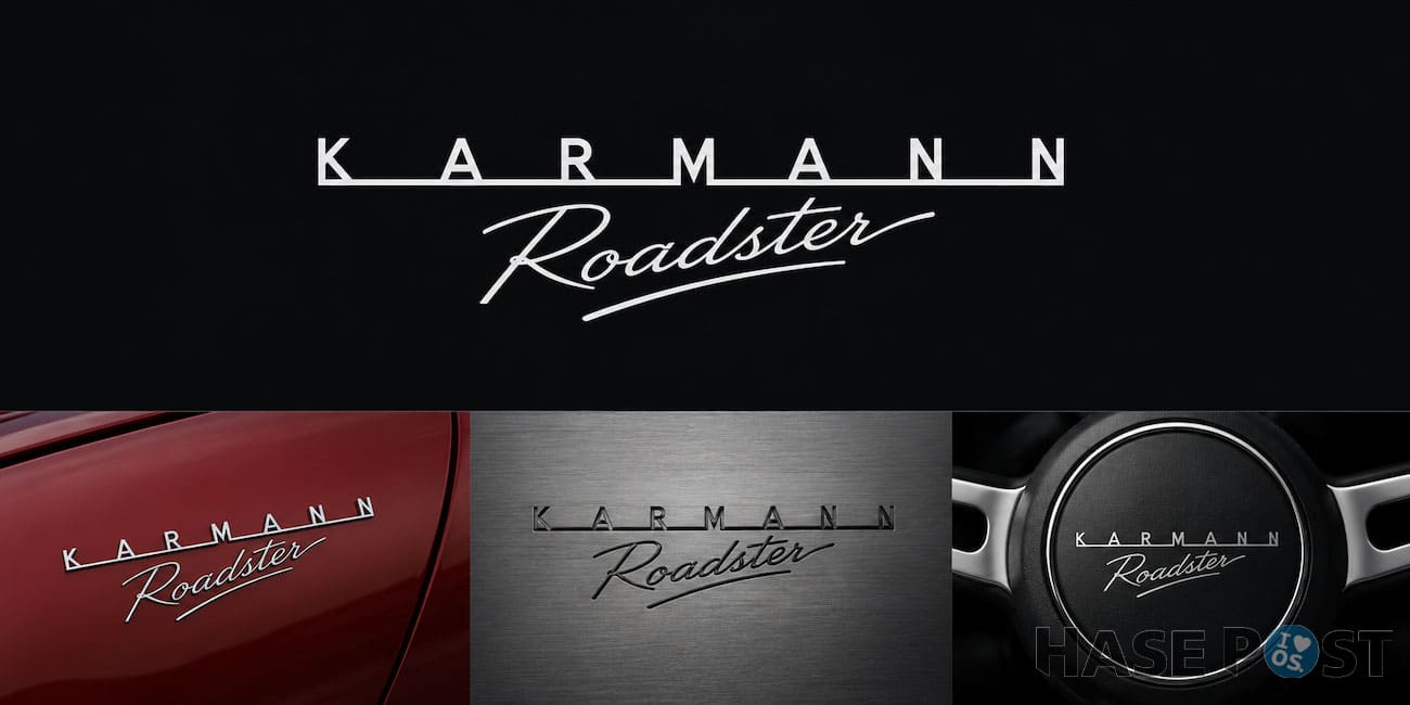 Karmann Roadster Marke – Entwurf mit ✨ mit KI entwickelt