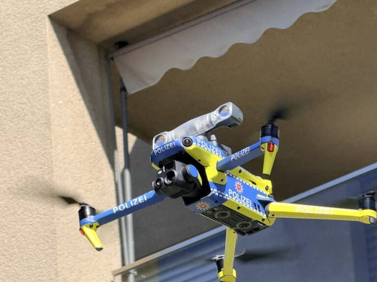 Drone der Polizei Osnabrück im Einsatz