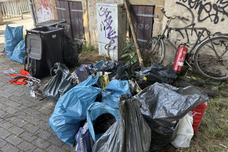 In nur zwei Stunden sind Müll und Kuriositäten aus der Hase gefischt worden. / Foto: DBU, Sebastian Rohling in Osnabrück (Gesamtstadt)