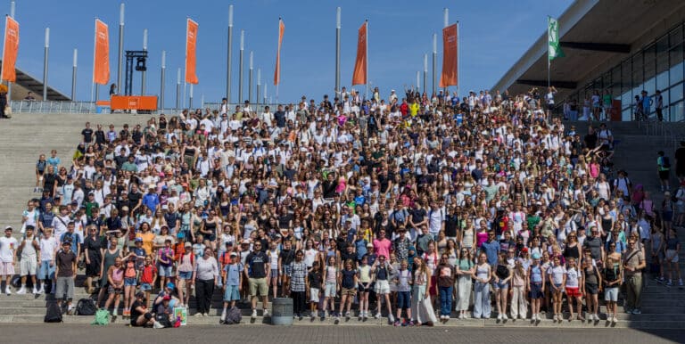 Gymnasium "In der Wüste" zu Besuch auf der IdeenExpo in Hannover. / Foto: GidW