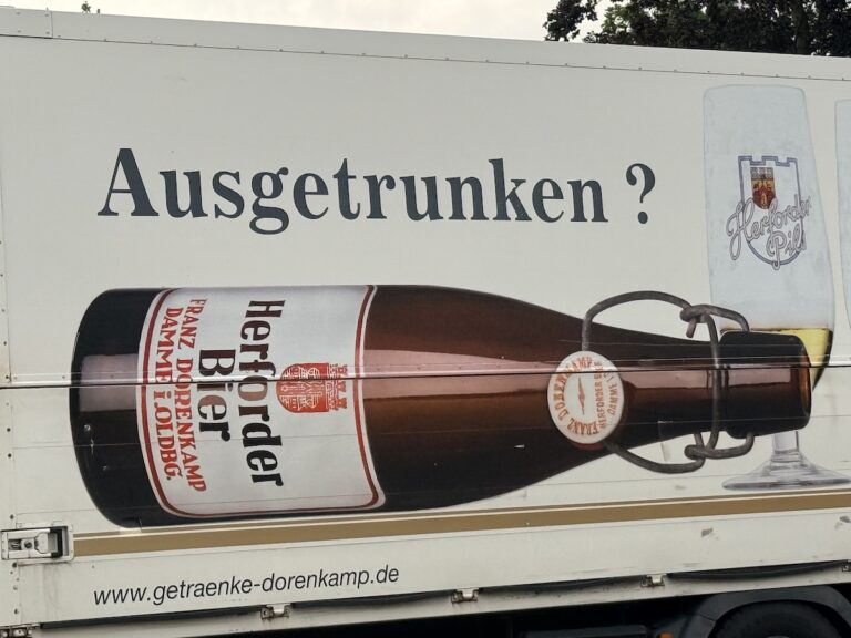 Ausgetrunken: Herforder Pils in Kreis Herford