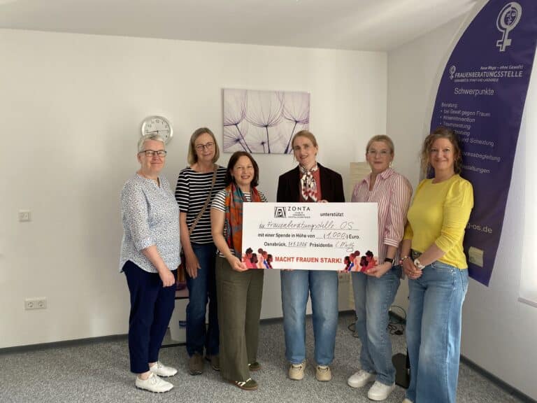 Zonta-Spendenübergabe 2026 in Osnabrück (Gesamtstadt)