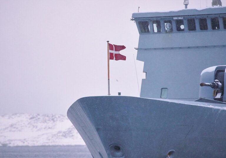 Dänisches Kriegsschiff