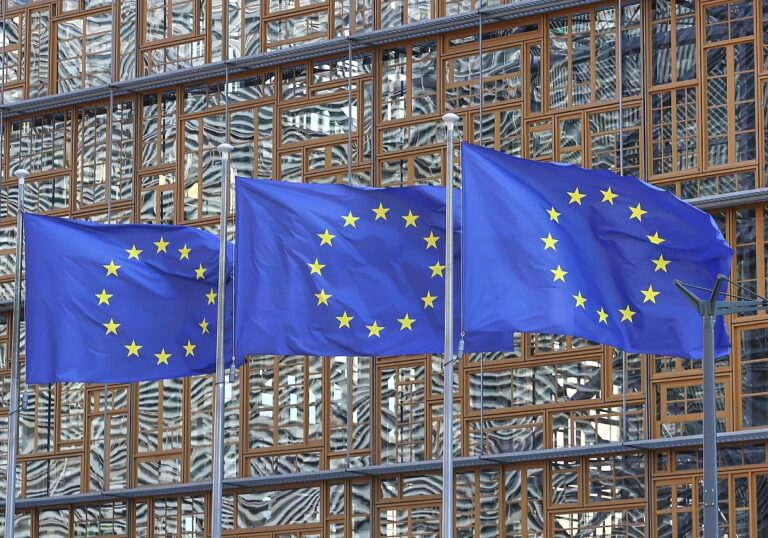 EU-Fahnen am