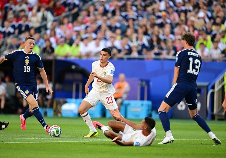 WM-Spiel Schottland-Marokko