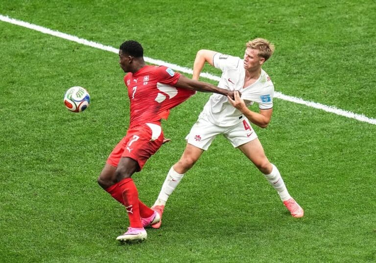 WM-Spiel Schweiz-Kanada