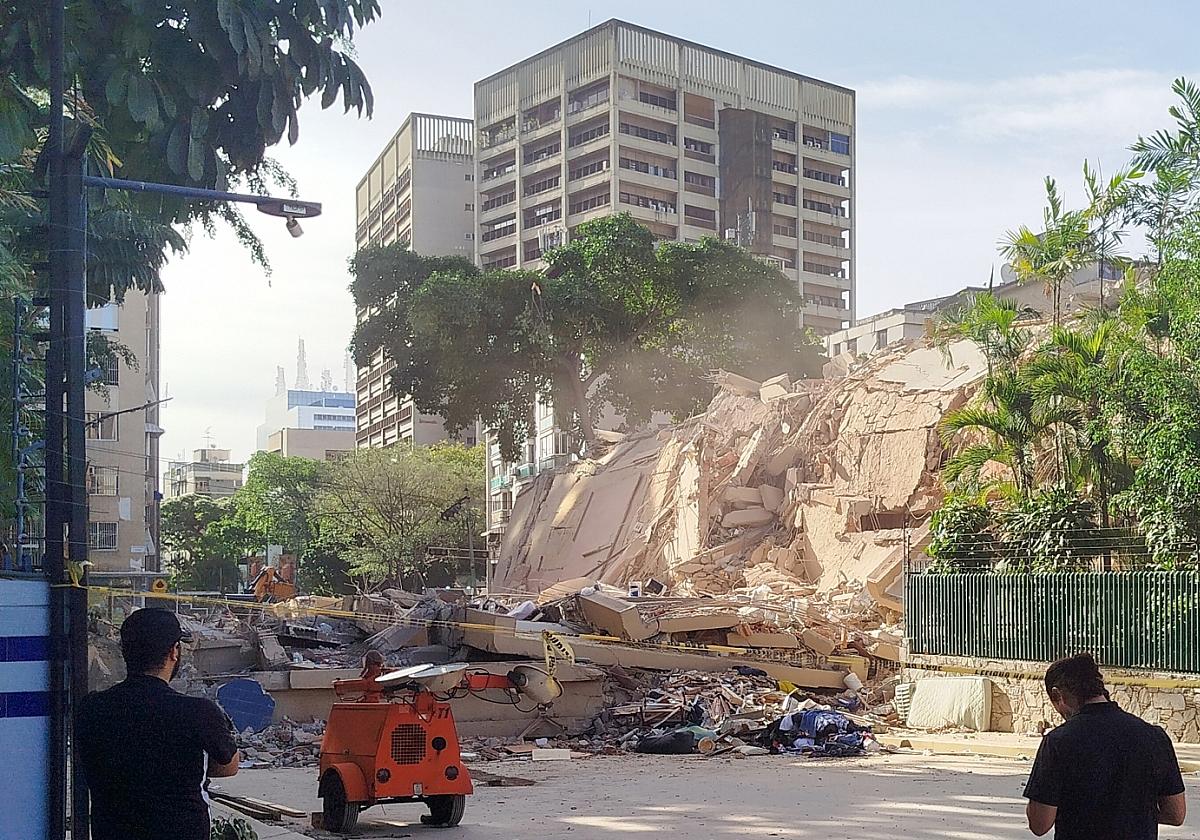 Eingestürztes Haus nach Erdbeben in Venezuela, Iris Estrada/Tass/Sipa/ddp, via dts Nachrichtenagentur