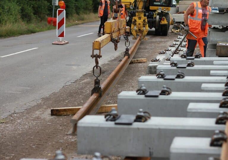 Bauarbeiten an