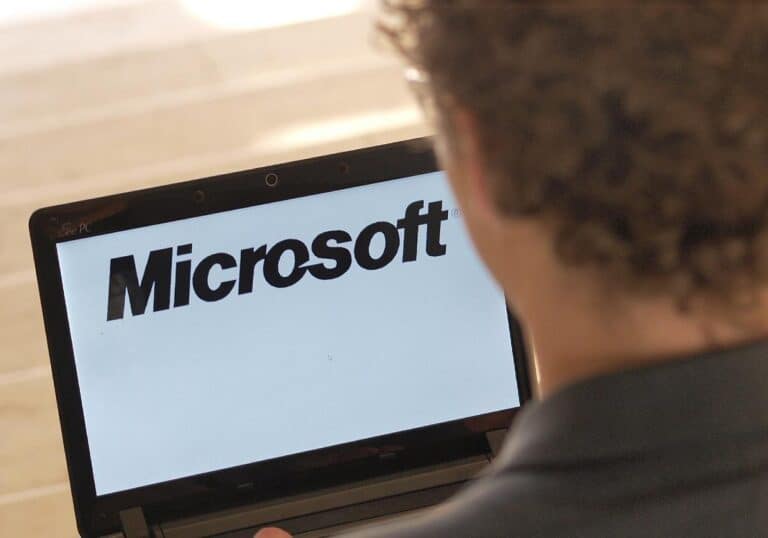 Microsoft-Logo auf