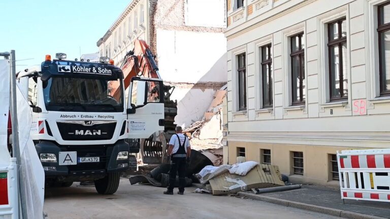 Hauseinsturz in Görlitz: Zwei Verdächtige festgenommen