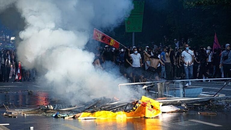 Ausschreitungen in Genf bei Protest gegen G7-Gipfel