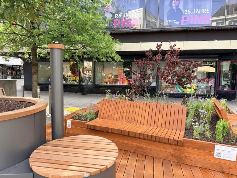 Klimaoase auf dem Nikolaiort Osnabrück in Innenstadt