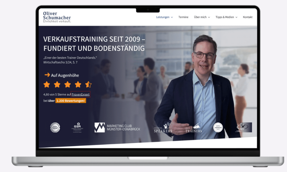 Verkaufstrainer Oliver Schumache