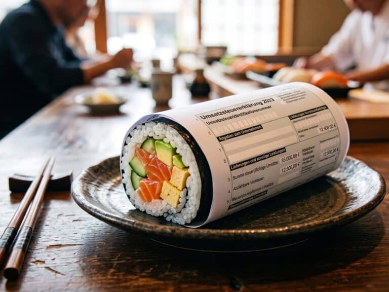 Steuererklärung für Sushi-Restaurant in Innenstadt