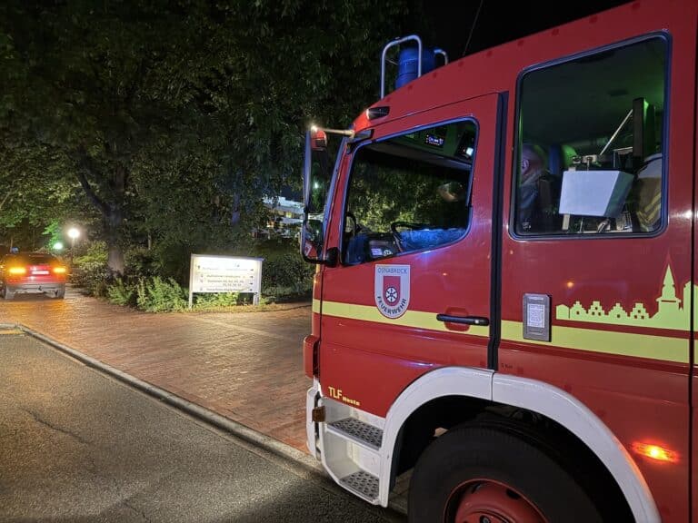 Feuerwehreinsatz Ameos Klinik in Sonnenhügel