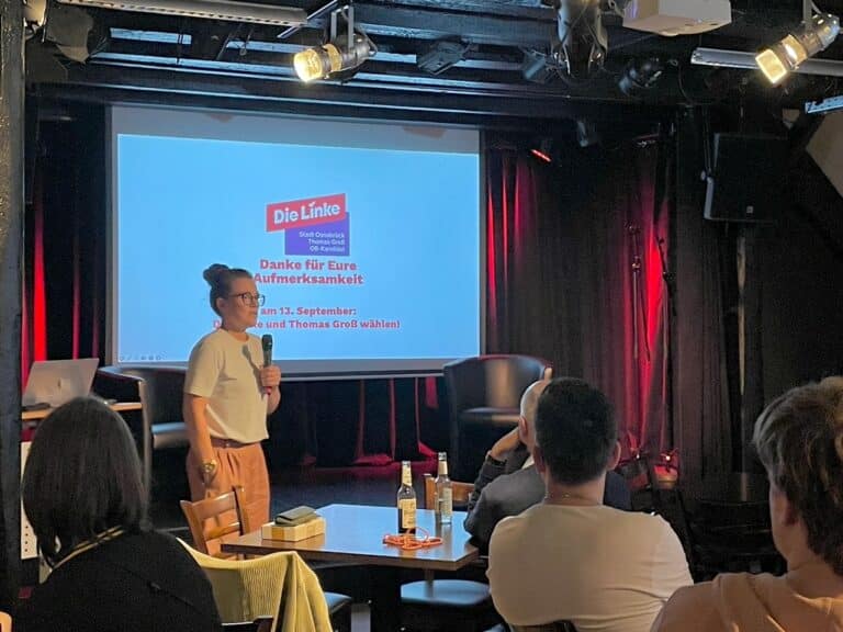 Mobilitätsexpertin Katja Diehl in der Lagerhalle Osnabrück. in Osnabrück (Gesamtstadt)