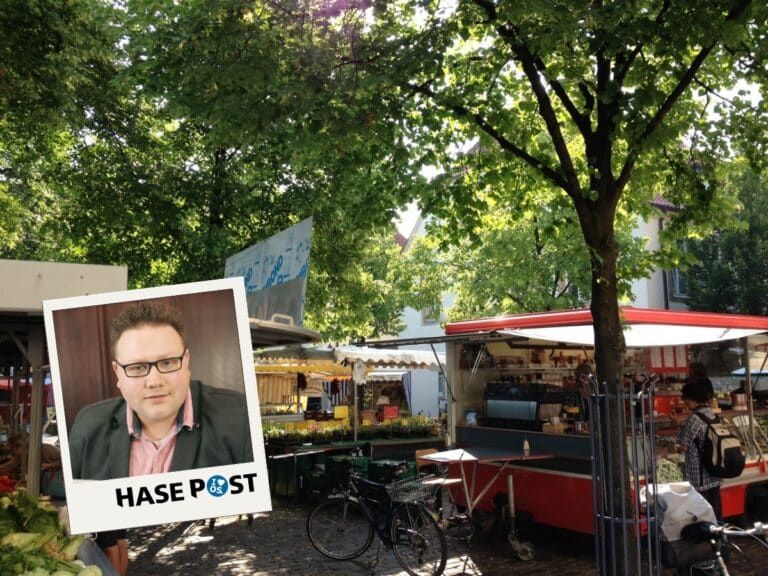 Kommentar zum Donnerstags-Wochenmarkt (Archivbild) in Innenstadt