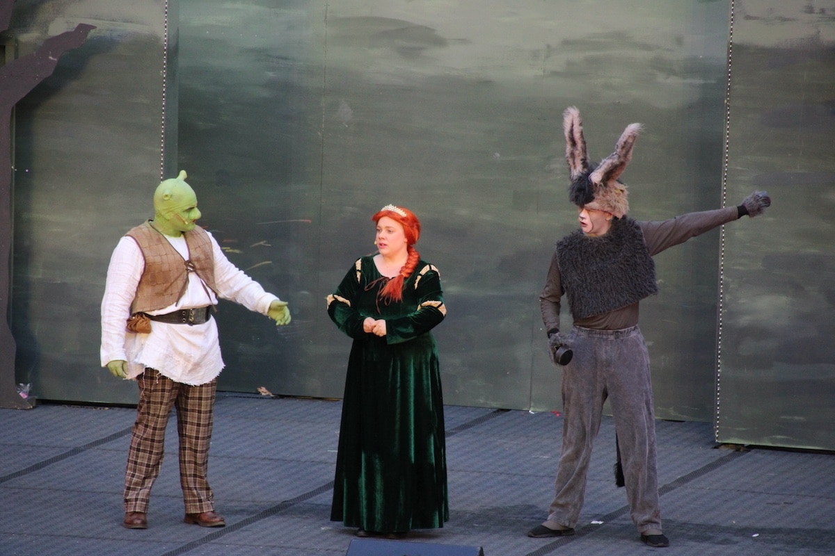 Shrek in Kloster Oesede. / Foto: Dominik Lapp